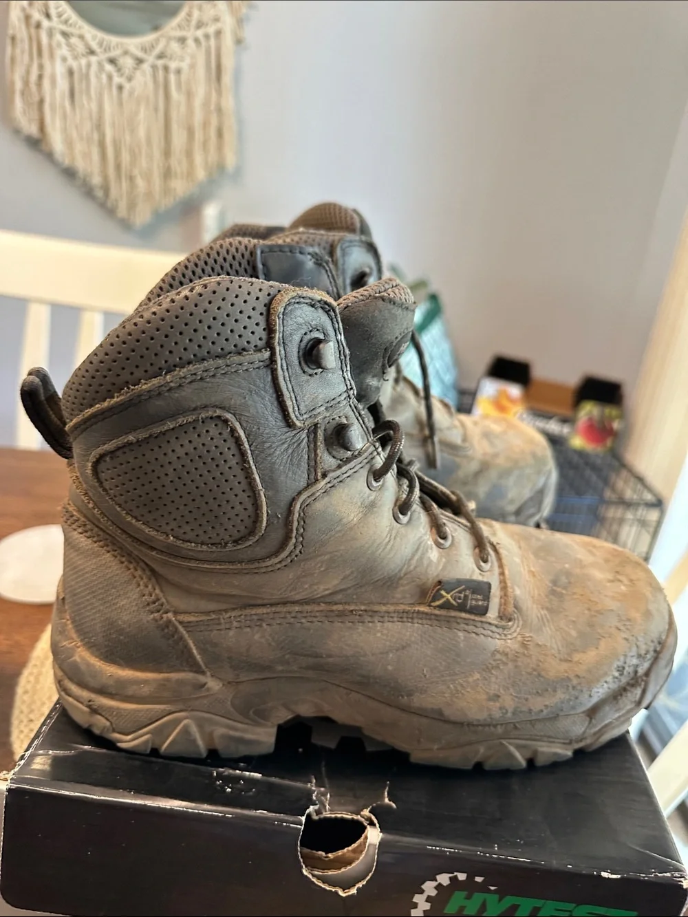 Hytest Well Worn steel toe boots